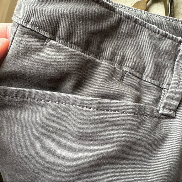 EDDIE BAUER ladies’ 10T cropped trousers in brushed twill, med gray, so soft! - Picture 6 of 9